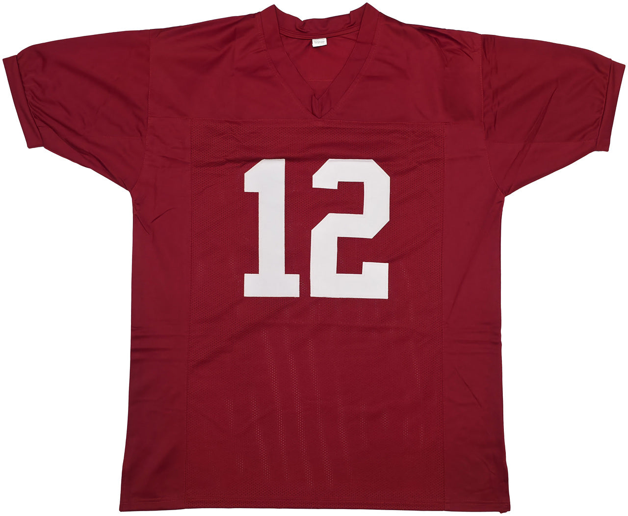 Alabama Crimson Tide Joe Namath Autographed Maroon Jersey Beckett BAS Witness Stock #241649