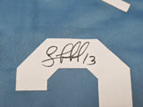 Kansas City Royals Salvador Perez Autographed Baby Blue Jersey Beckett BAS Witness Stock #241644