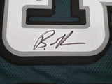 Philadelphia Eagles Brandon Graham Autographed Green Stat Jersey Beckett BAS Witness Stock #241648