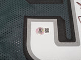 Philadelphia Eagles Brandon Graham Autographed Green Stat Jersey Beckett BAS Witness Stock #241648