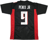 Atlanta Falcons Michael Penix Jr. Autographed Black Jersey Beckett BAS Witness Stock #242573