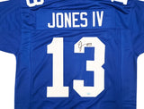 Seattle Seahawks Ernest Jones IV Autographed Blue Jersey MCS Holo Stock #242558