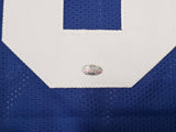 Seattle Seahawks Ernest Jones IV Autographed Blue Jersey MCS Holo Stock #242558