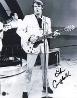 Glen Campbell Autographed 11x14 Photo Beckett BAS QR #AE31851