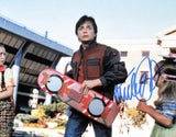 Michael J. Fox Autographed 11x14 Photo Back To The Future Beckett BAS QR #AE31871