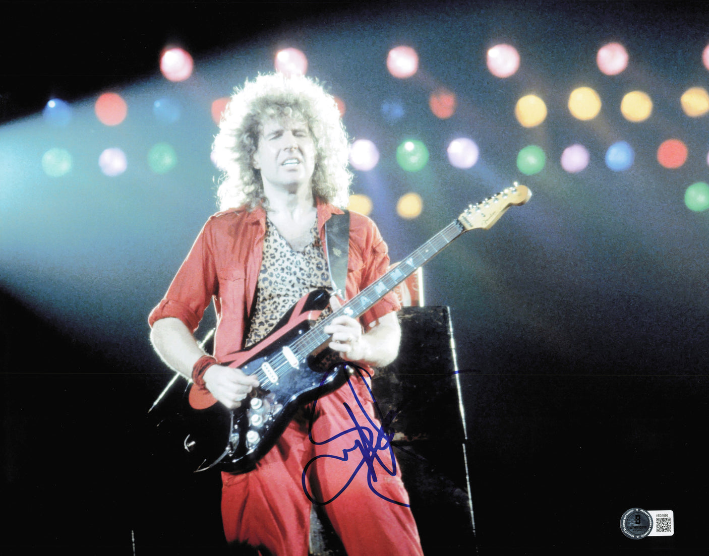 Sammy Hagar Autographed 11x14 Photo Van Halen Beckett BAS QR #AE31886