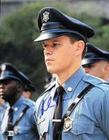 Matt Damon Autographed 11x14 Photo The Departed Beckett BAS QR #AE31900
