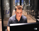 Matt Damon Autographed 11x14 Photo The Departed Beckett BAS QR #AE31901
