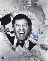 Jerry Lewis Autographed 11x14 Photo Comedian Beckett BAS QR #AE31926
