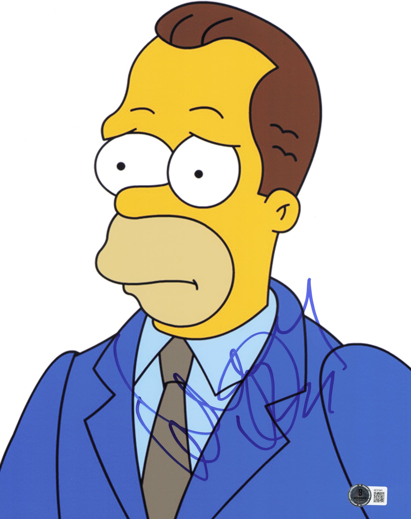 Danny DeVito Autographed 11x14 Photo Simpsons Beckett BAS QR #AE31941