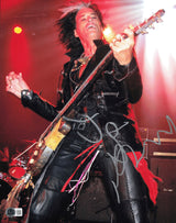 Joe Perry Autographed 11x14 Photo Aerosmith Beckett BAS QR #AE31954