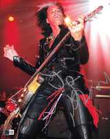 Joe Perry Autographed 11x14 Photo Aerosmith Beckett BAS QR #AE31954