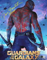 Dave Bautista Autographed 11x14 Photo Guardians of the Galaxy "Drax" Beckett BAS QR #AE31991