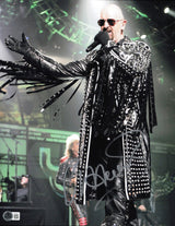 Rob Halford Autographed 11x14 Photo Judas Priest Beckett BAS QR #AE31746