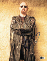 Rob Halford Autographed 11x14 Photo Judas Priest Beckett BAS QR #AE31752