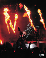 Vince Neil Autographed 11x14 Photo Motley Crue Beckett BAS QR #AE31758