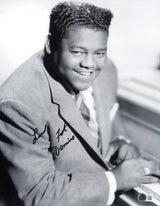 Fats Domino Autographed 11x14 Photo Beckett BAS QR #AE31766