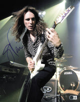 Steve Vai Autographed 11x14 Photo Guitarist Beckett BAS QR #AE31804