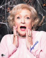 Betty White Autographed 11x14 Photo Golden Girls Beckett BAS QR #AE31810