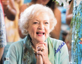 Betty White Autographed 11x14 Photo Golden Girls Beckett BAS QR #AE31812
