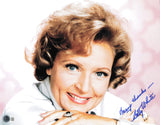 Betty White Autographed 11x14 Photo Golden Girls Beckett BAS QR #AE31816