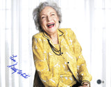 Betty White Autographed 11x14 Photo Golden Girls Beckett BAS QR #AE31818