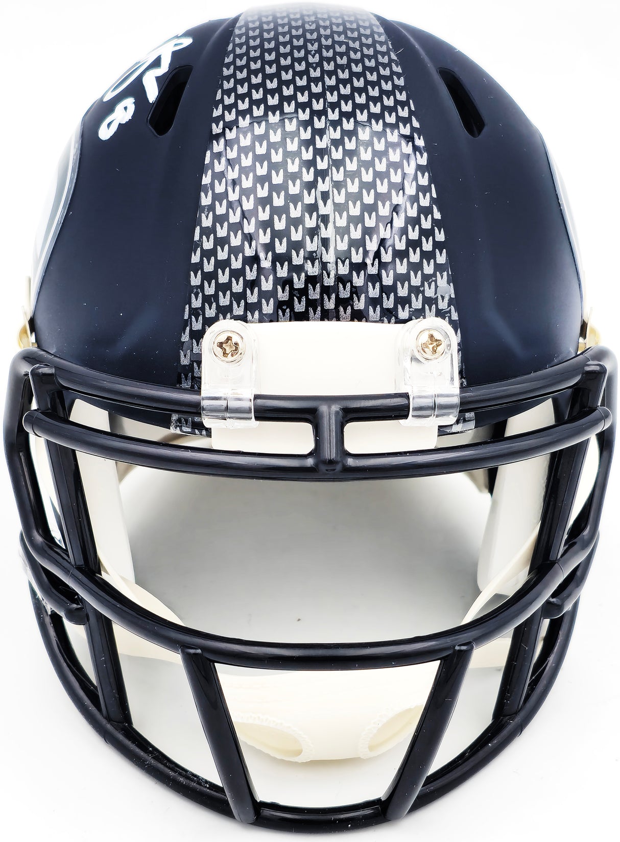Matt Hasselbeck Autographed Seattle Seahawks Blue Speed Mini Helmet Beckett BAS Witness Stock #230081