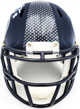 Matt Hasselbeck Autographed Seattle Seahawks Blue Speed Mini Helmet Beckett BAS Witness Stock #230081