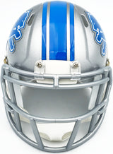 Sam LaPorta Autographed Detroit Lions Silver Speed Mini Helmet Beckett BAS Witness Stock #230026