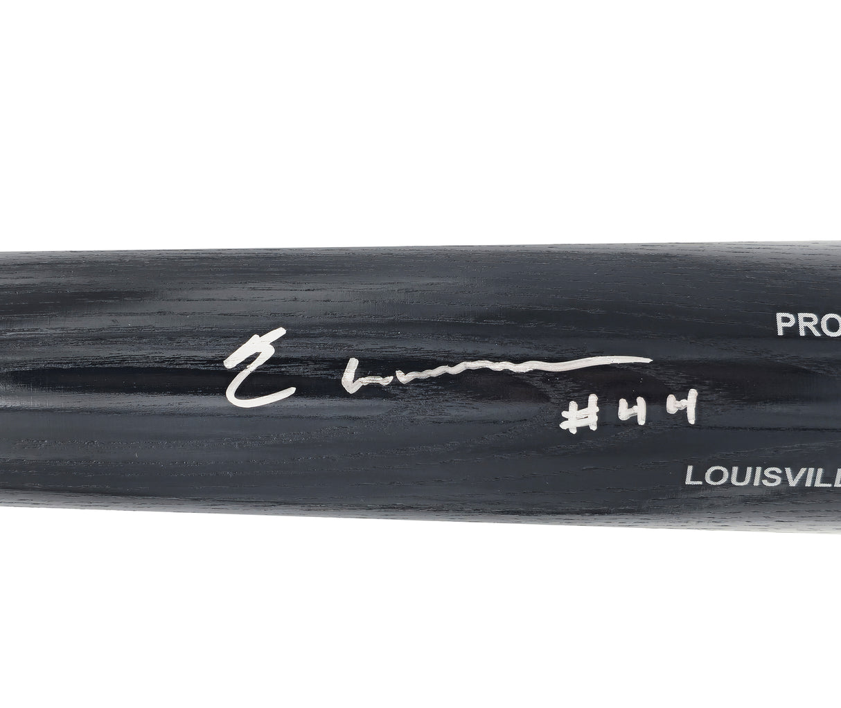 Elly De La Cruz Autographed Black Louisville Slugger Pro Stock Baseball Bat Cincinnati Reds "44" Beckett BAS Witness Stock #230102
