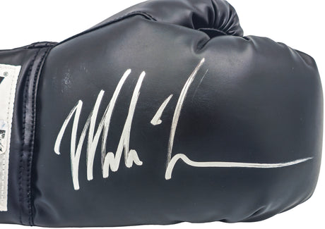 Mike Tyson Autographed Right Handed Black Everlast Boxing Glove Beckett BAS QR Stock #230020
