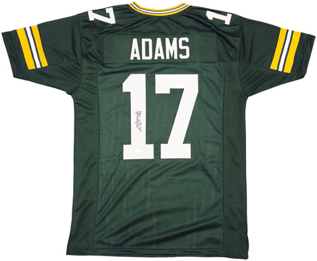 Green Bay Packers Davante Adams Autographed Green Jersey Beckett BAS Witness Stock #230103