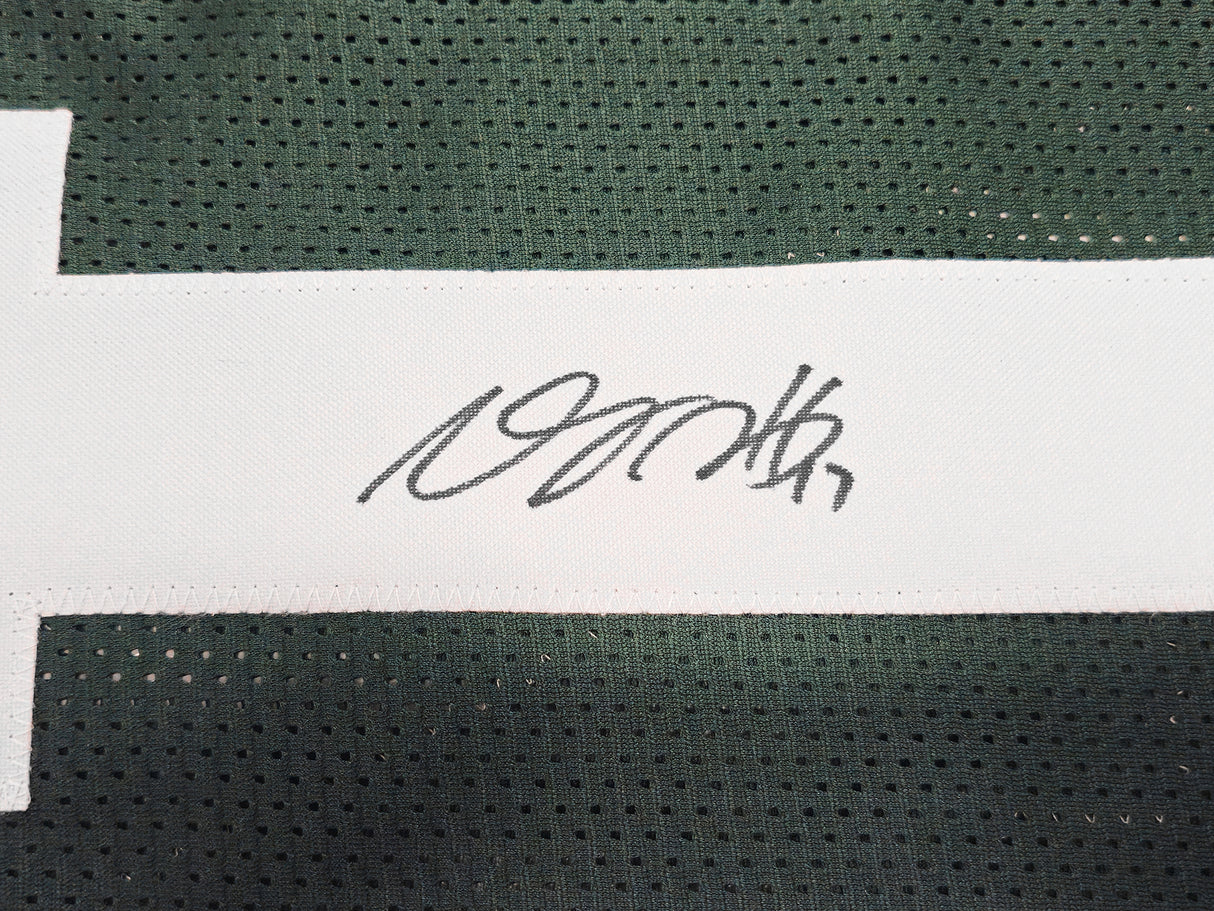 Green Bay Packers Davante Adams Autographed Green Jersey Beckett BAS Witness Stock #230103