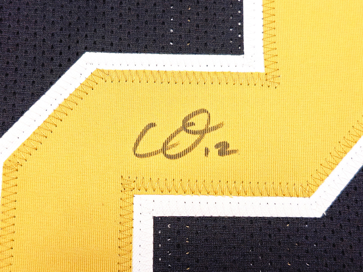 New Orleans Saints Chris Olave Autographed Black Jersey Beckett BAS Witness Stock #230050