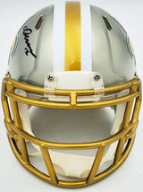 Chris Olave Autographed New Orleans Saints Flash Gray Speed Mini Helmet Beckett BAS Witness Stock #230111