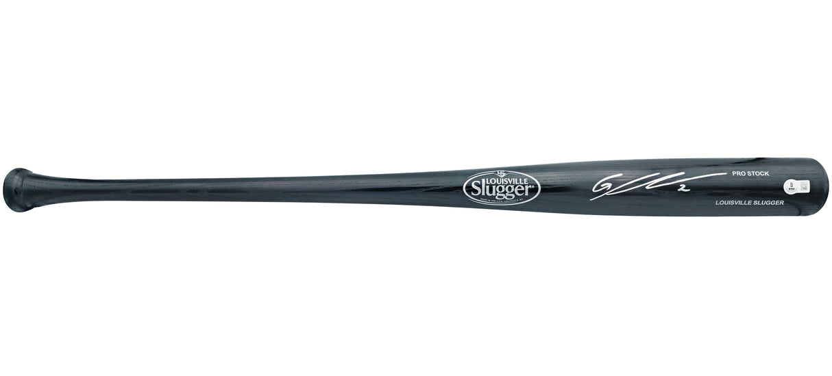 Gunnar Henderson Autographed Black Louisville Slugger Pro Stock Baseball Bat Baltimore Orioles Beckett BAS Witness Stock #230126