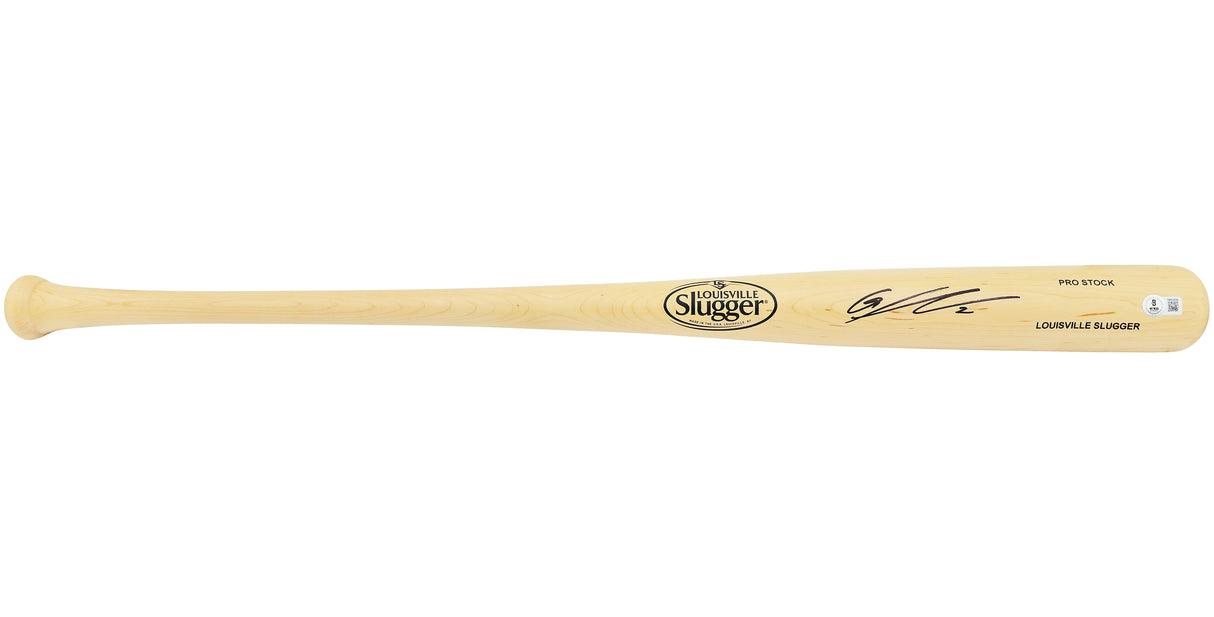 Gunnar Henderson Autographed Blonde Louisville Slugger Pro Stock Baseball Bat Baltimore Orioles Beckett BAS Witness Stock #230125