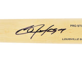 Bo Jackson Autographed Blonde Louisville Slugger Pro Stock Baseball Bat Kansas City Royals Beckett BAS Witness Stock #230128
