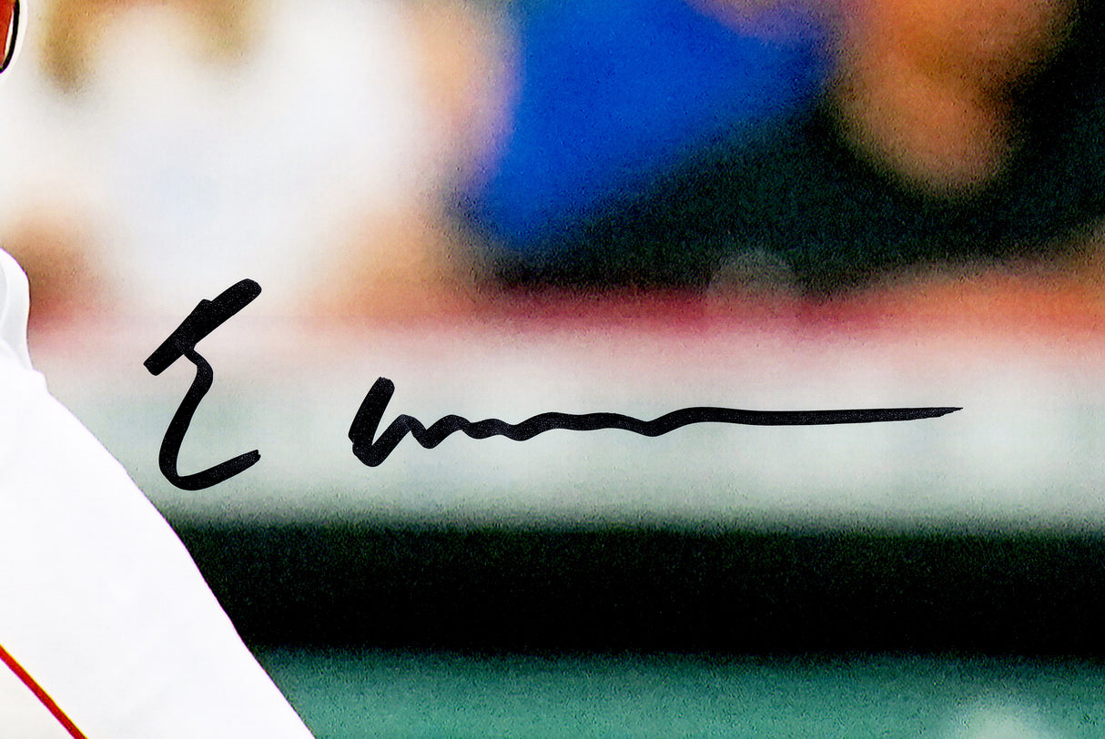 Elly De La Cruz Autographed 16x20 Photo Cincinnati Reds Home Run Swing Beckett BAS Witness Stock #230095
