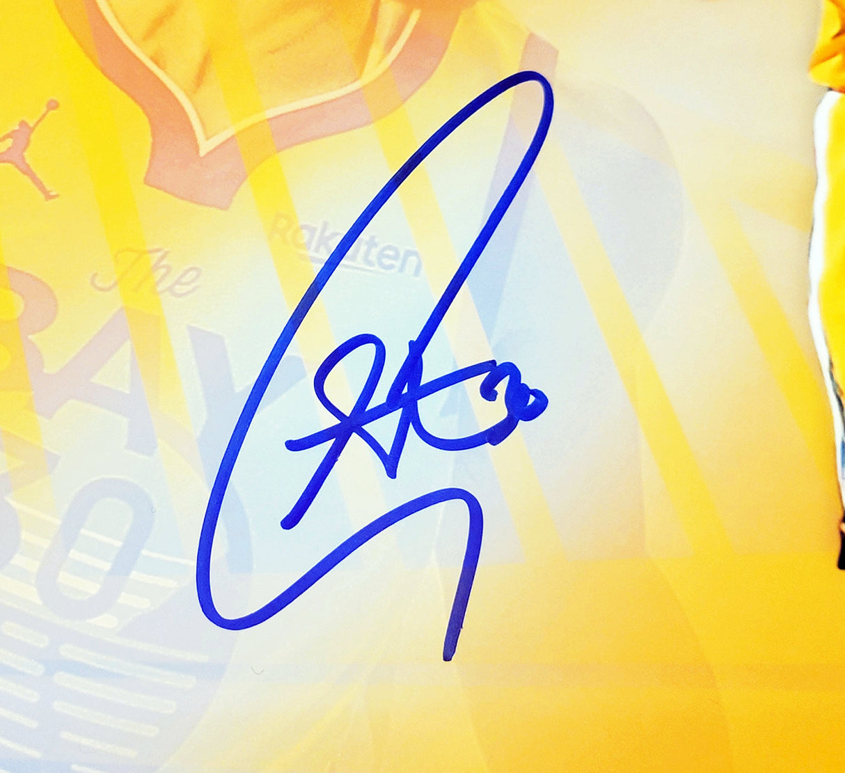 Stephen Curry Autographed Framed 16x20 Photo Golden State Warriors 62 Point Game JSA Stock #243012