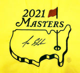 Lee Elder Autographed Framed 2021 Masters Golf Pin Flag Honorary Starter Beckett BAS Stock #243016