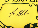 Lee Elder Autographed Framed 2021 Masters Golf Pin Flag Honorary Starter Beckett BAS Stock #243016