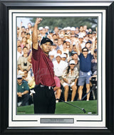 Tiger Woods Autographed Framed 20x24 Photo 2001 Masters UDA Holo #BAM166248