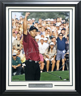 Tiger Woods Autographed Framed 20x24 Photo 2001 Masters UDA Holo #BAM166242