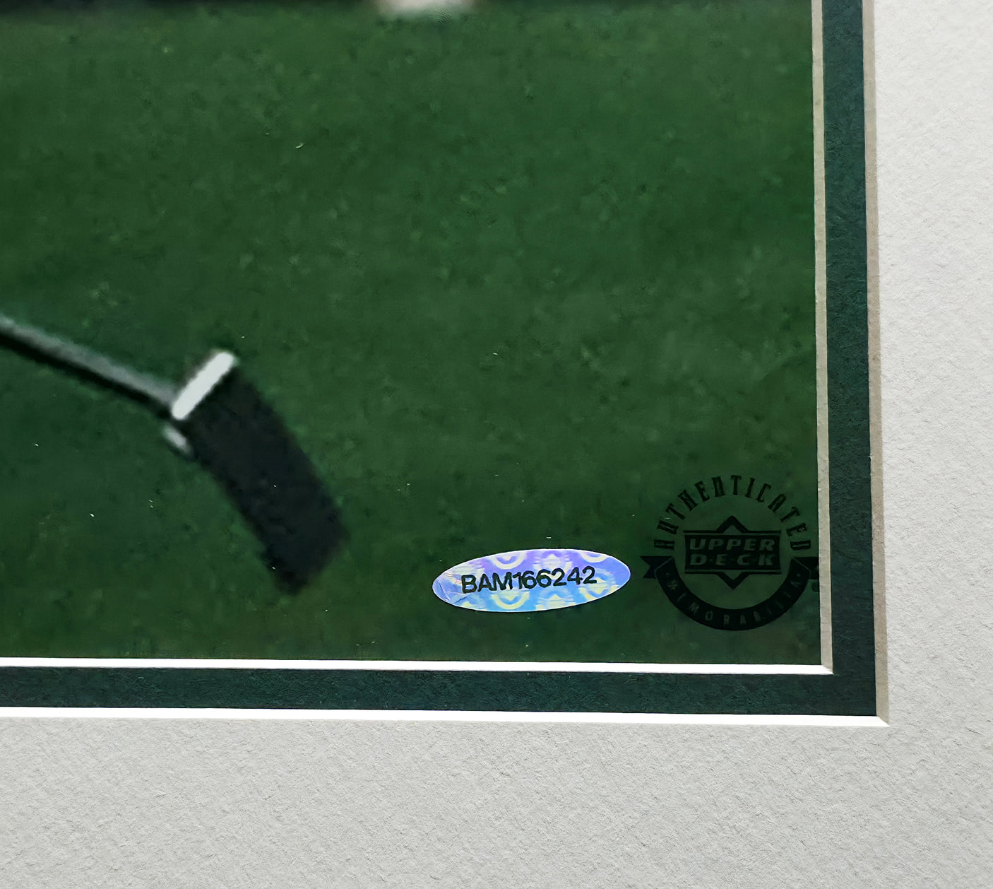 Tiger Woods Autographed Framed 20x24 Photo 2001 Masters UDA Holo #BAM166242