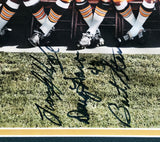1966 Green Bay Packers Super Bowl I Champions Autographed Framed 16x20 Photo With 20 Signatures Including Bart Starr JSA #Z58083
