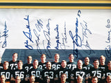 1966 Green Bay Packers Super Bowl I Champions Autographed Framed 16x20 Photo With 20 Signatures Including Bart Starr JSA #Z58083