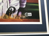 Mickey Mantle Autographed Framed 20x24 Lithograph Photo New York Yankees "No. 7" Beckett BAS #AE31350