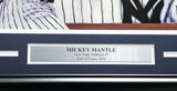 Mickey Mantle Autographed Framed 20x24 Lithograph Photo New York Yankees "No. 7" Beckett BAS #AE31350