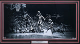 Michael Jordan Autographed Framed 18x36 'We Have Lift Off' Photo Chicago Bulls #69/123 UDA Holo #BAM158815